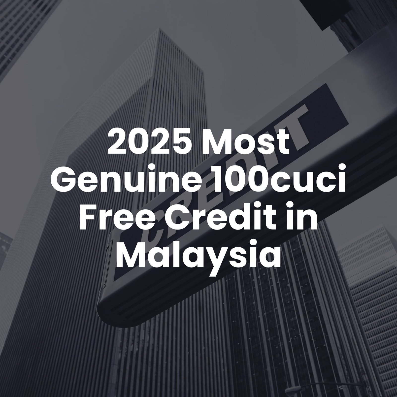100cuci free credit